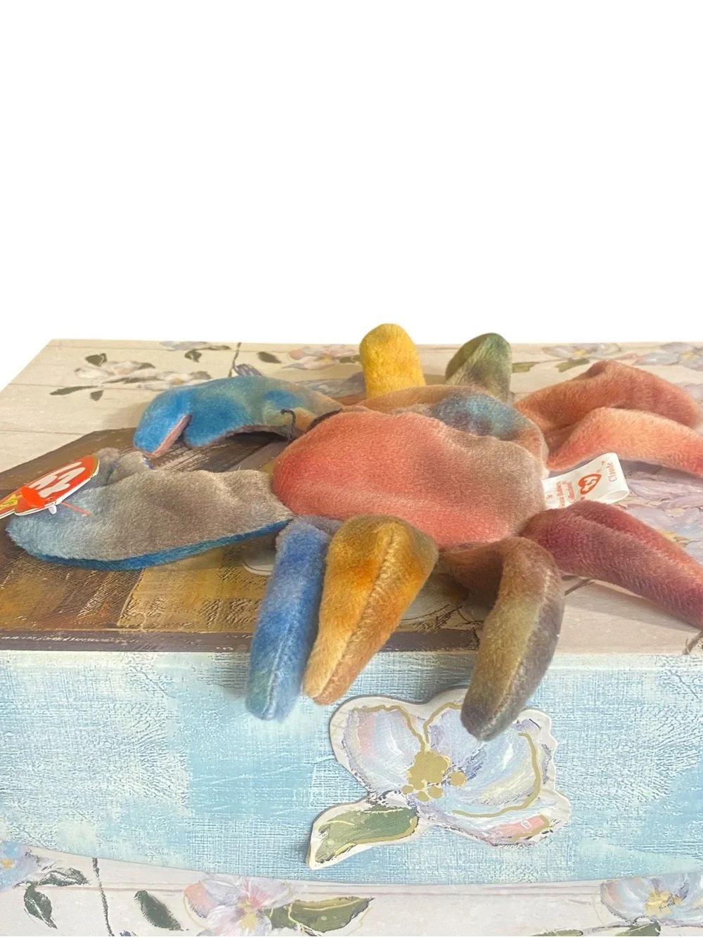 TY Beanie Babies Claude the Crab 1996 Vintage Retired Collectible Stuffed Plush